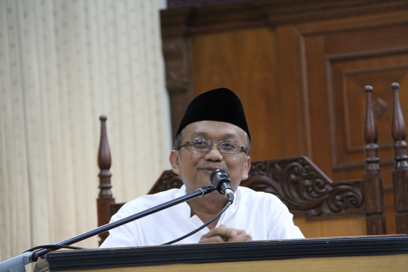 Kepala Perwakilan, Sunarto yang menyampaikan bahwa walaupun buka bersama ini merupakan agenda rutin tahunan, tetapi semoga selalu memberikan makna yang khusus bagi yang menjalankan ibadah puasa.