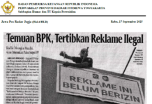 Temuan BPK, Tertibkan Reklame Ilegal