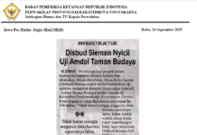 Infrastruktur – Disbud Sleman Nyicil Uji Amdal Taman Budaya
